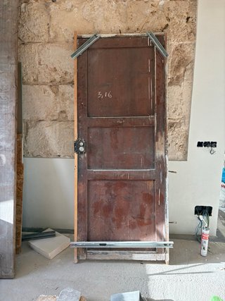 Puerta antigua de madera Medidas con marco 93-228