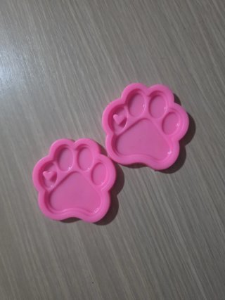 Set 2 stampi silicone zampa
