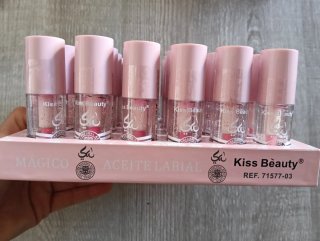 Po unidad ,Labiales Kiss Beauty Aceite Labial y Ma