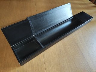 Organizador de escritorio vintage negro