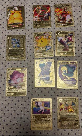 Carta Pokémon Doradas
