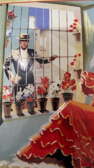 Cartel Chapa España Iberia Flamenco