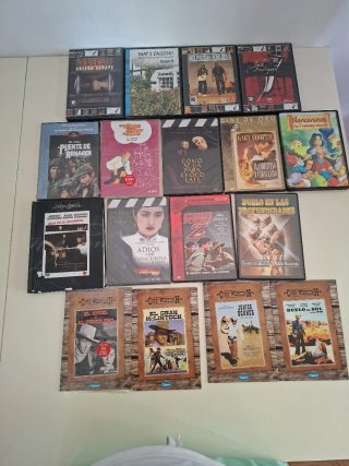 Lote Películas DVD Western y Acción