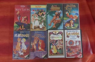 Lote 3 Cintas VHS originales Disney Clásicos