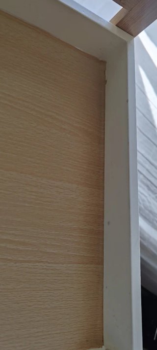 Estantería Ikea madera y blanco