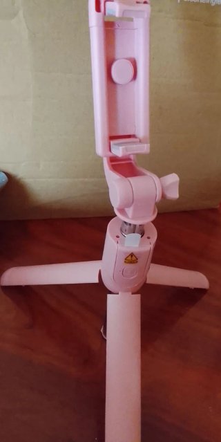 Palo selfie plegable con mando y Trípode
