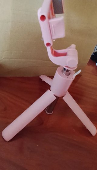 Palo selfie plegable con mando y Trípode