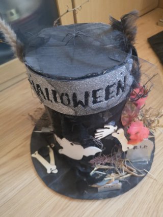 Sombrero Decoración Halloween Cementerio