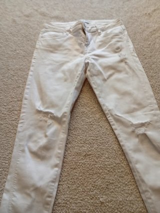 Zara Jeans Pitillo Rotura T.36