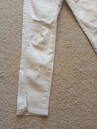 Zara Jeans Pitillo Rotura T.36