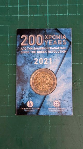 2€ Grecia 2021 Conmemorativa Revolución Griega