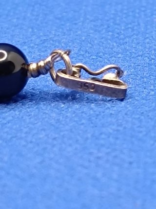 Conjunto Collar, Pulsera y Pendientes Plata y Ónix