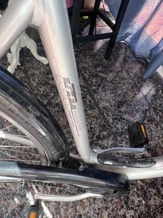 Bicicleta KTM City Line 7 Plata