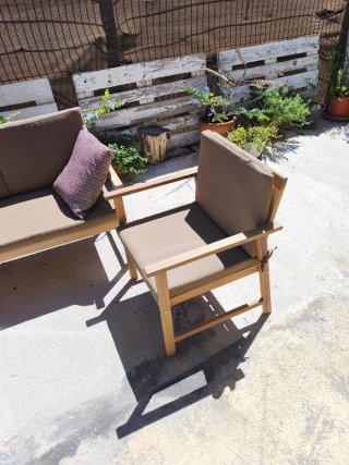 Conjunto Jardín Madera Acacia Seminuevo