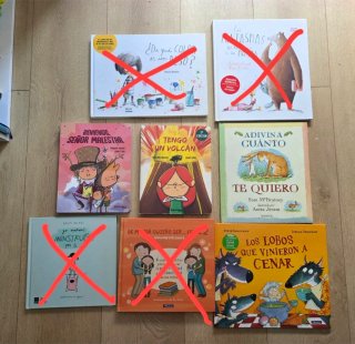 Libros infantiles (precio en la descripción)