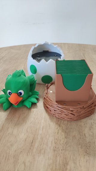 Scatola per Mazzo Uova Chocobo Verde | Commander 100+ Carte