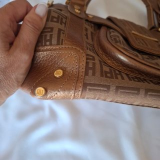 Bolso Pedro del Hierro Marrón y Dorado