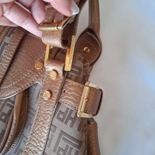 Bolso Pedro del Hierro Marrón y Dorado