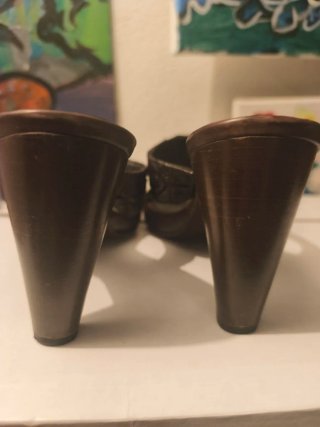 Sandalias de piel con plataforma