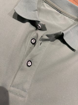 Polo verde hombre