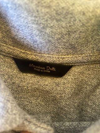 Polo Massimo Dutti Gris