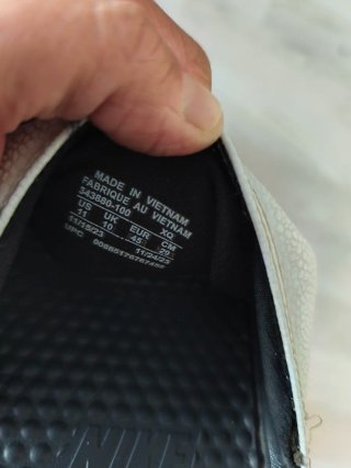 Ciabatte Nike Bianche e Nere Taglia 45