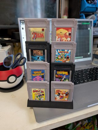 Expositor 8 juegos Nintendo Game Boy