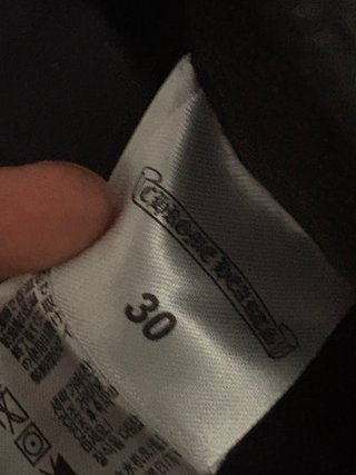 Bermuda Jeans Neri con Croci CH