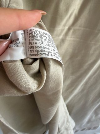Túnica Massimo Dutti Beige