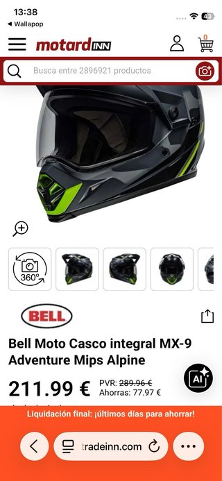Casco Bell Mx9 Adventure Camo