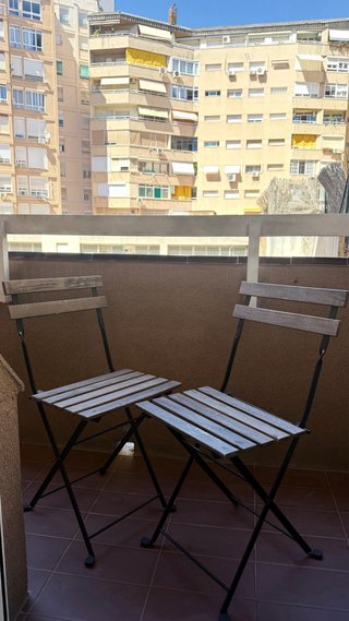 2Sillas Jardín Ikea Madera/Metal