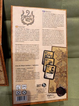 Juego de mesa 2 de Mayo Gen X