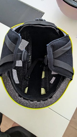 Casco Decathlon Esquí Amarillo Talla XS
