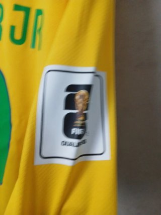 Maglia da calcio del brasile 10 di neymar jr