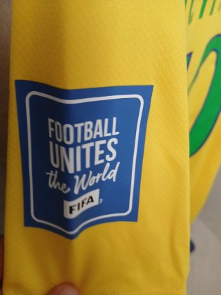 Maglia da calcio del brasile 10 di neymar jr