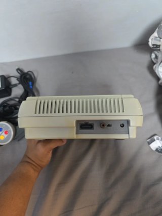 Consola Super Nintendo (SNES) PAL + Mando + Cablea