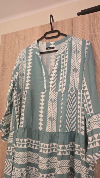 Vestido estampado étnico talla única