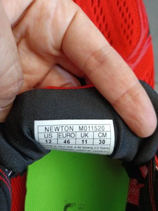 Zapatillas running Newton M011520 rojas
