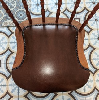 Sedie vintage Mocholí anni '60 in legno-skay Windsor