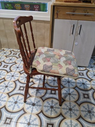 Sedie vintage Mocholí anni '60 in legno-skay Windsor