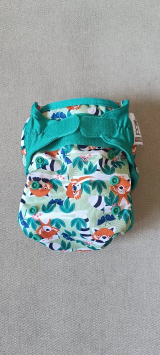 Pañal reutilizable estampado animales