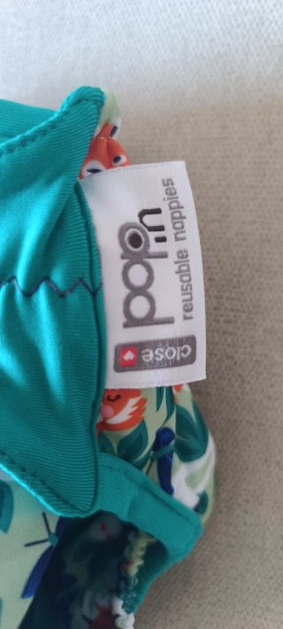 Pañal reutilizable estampado animales