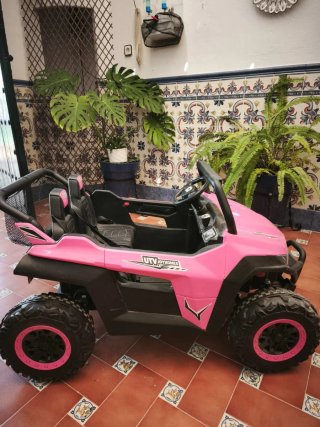 Coche Eléctrico Infantil Rosa