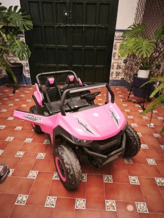 Coche Eléctrico Infantil Rosa