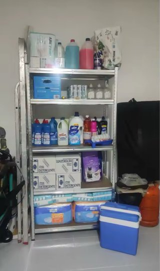 Estantería 5 baldas ajustables almacenaje /Traster