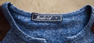 Camiseta Andrid azul jaspeado talla M