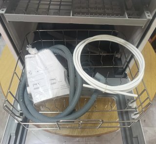 Mini lavavajillas blanco