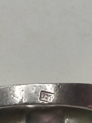 Anillo Plata Antigua Circonita Rosa