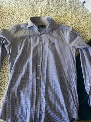 Camisa Scalpers Cuadros Azul Talla M