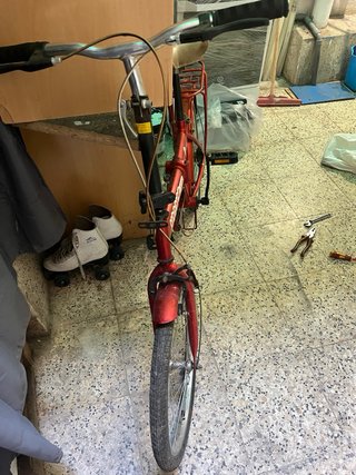 Bici plegable VOGOICE roja
